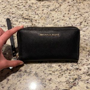 Black & Gold MK wallet